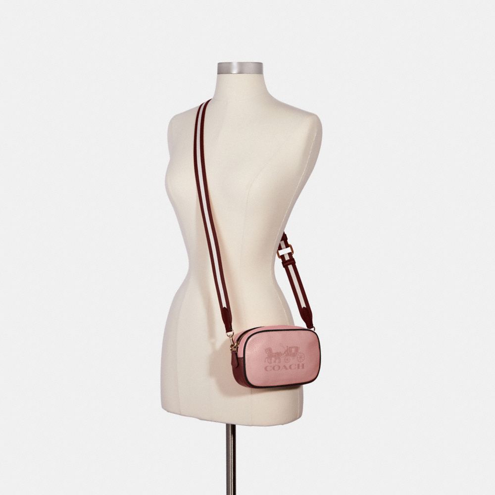 COACH®,Jes Convertible Belt Bag In Colorblock With Horse And Carriage,,Detail View