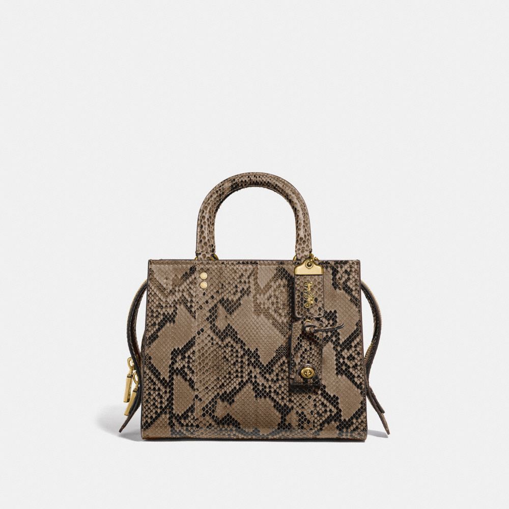 Coach discount python bag