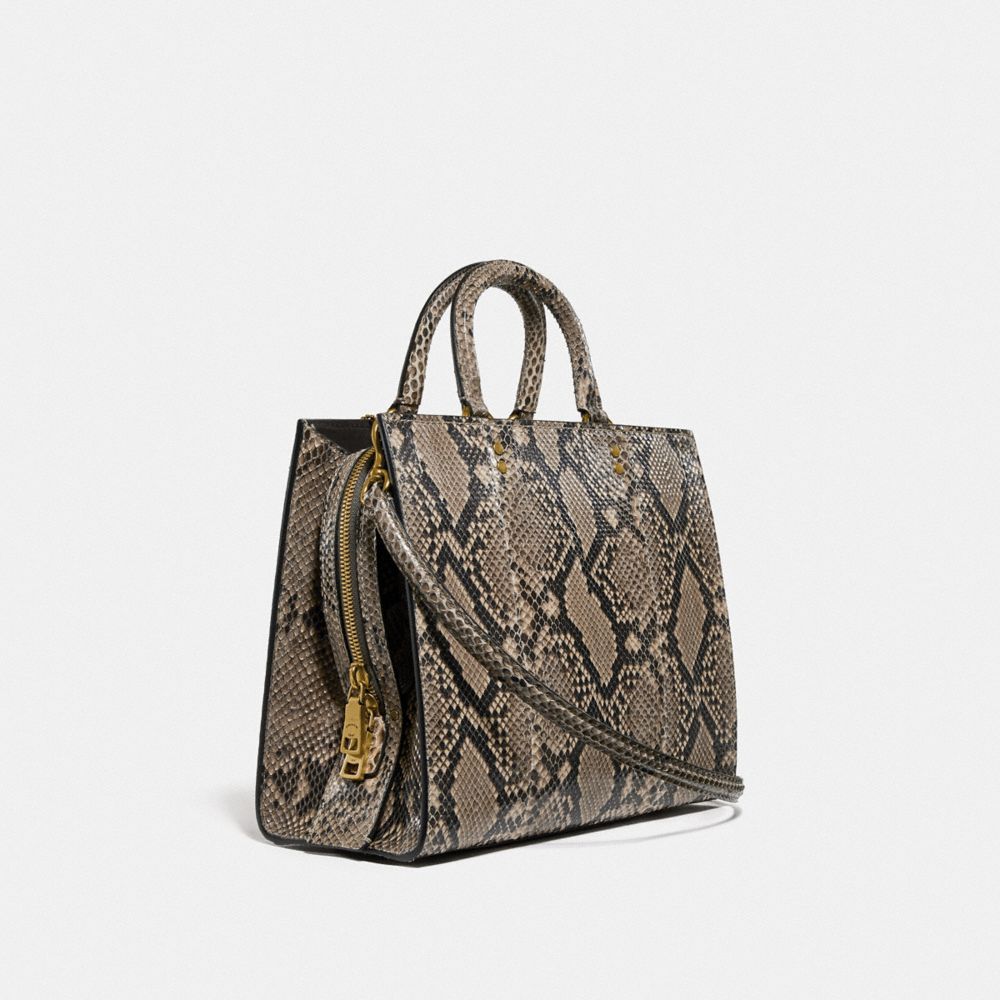 Coach cheap snakeskin handbag