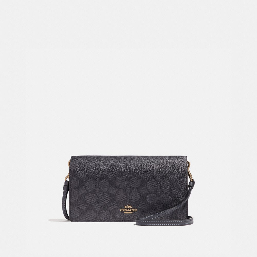 Foldover crossbody clutch coach sale