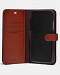 COACH®,IPHONE 11 PRO FOLIO IN SIGNATURE CANVAS,Signature Coated Canvas,Tan,Inside View,Top View