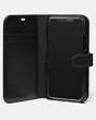 COACH®,IPHONE 11 FOLIO,Leather,Black,Inside View,Top View