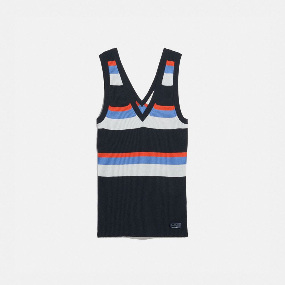 COACH®,SUMMER TANK,Mixed Material,Multi,Front View