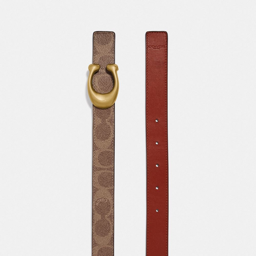 COACH®,C Hardware Reversible Belt, 25 Mm,,Angle View