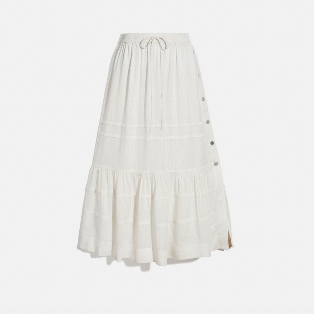 Stripe Tiered Skirt image number 0