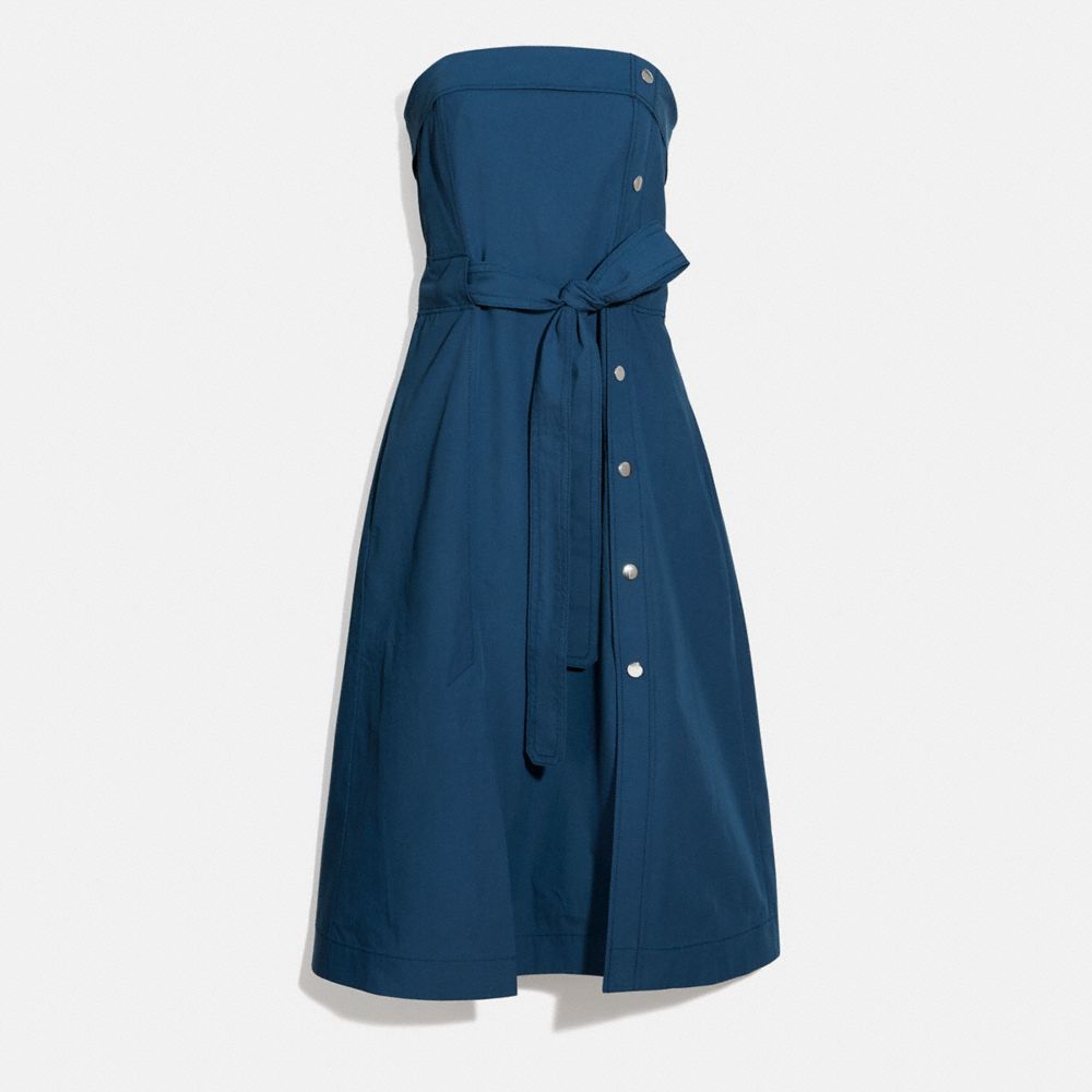 COACH® | COACH® | Tie Waist Midi Dress With Side Snaps