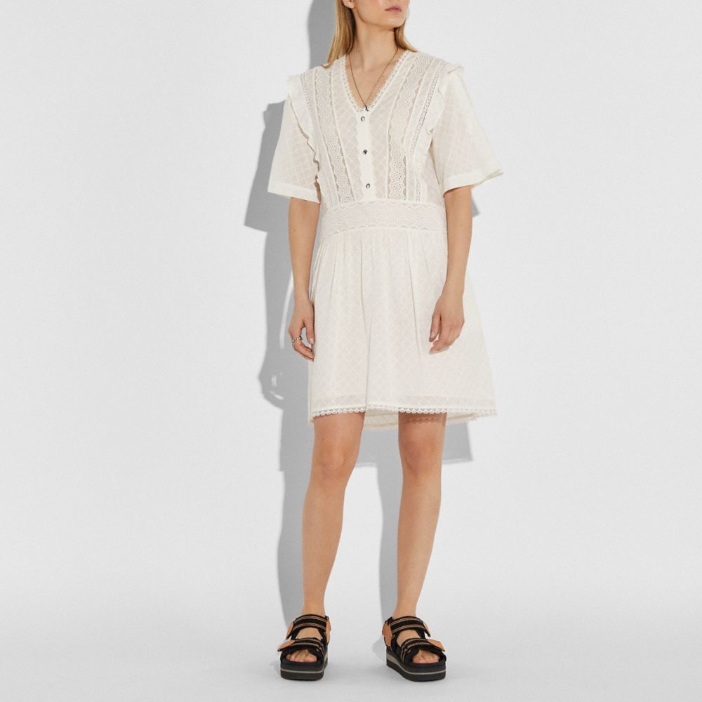 Broderie anglaise outlet mini dress