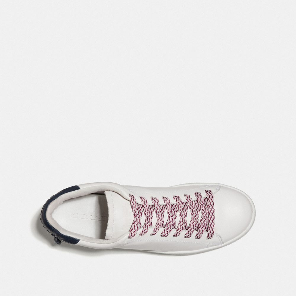 COACH®,Multi Woven Shoe Laces,,Angle View