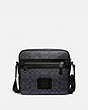 COACH®,DYLAN 27 IN SIGNATURE CANVAS,pvc,Medium,Gunmetal/Charcoal,Front View