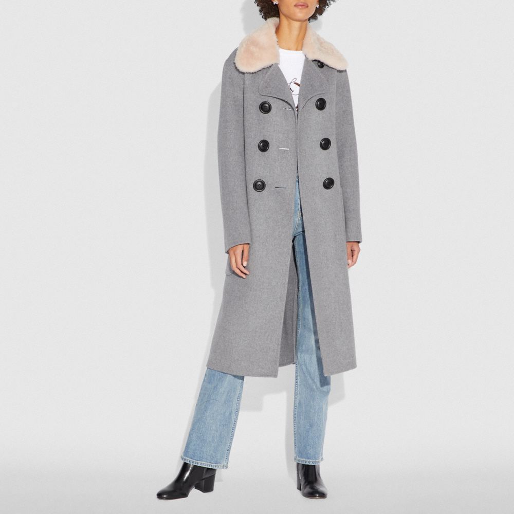 Luxury Wool Trench Coat