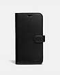 COACH®,IPHONE 11 PRO MAX FOLIO,Leather,Black,Front View