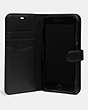COACH®,IPHONE 11 PRO MAX FOLIO,Leather,Black,Inside View,Top View