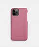 COACH®,IPHONE 11 PRO CASE,Leather,Rose,Front View