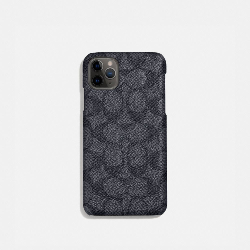 COACH®  Iphone 11 Pro Max Case In Signature Canvas