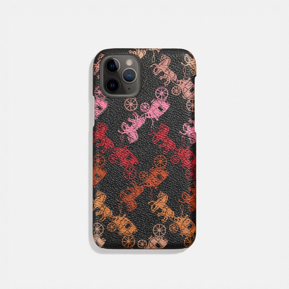 Coque pour iPhone 11 Pro avec imprimé cheval et calèche