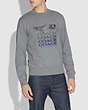 COACH®,SHADOW REXY AND CARRIAGE SWEATSHIRT,n/a,HEATHER GREY,Scale View