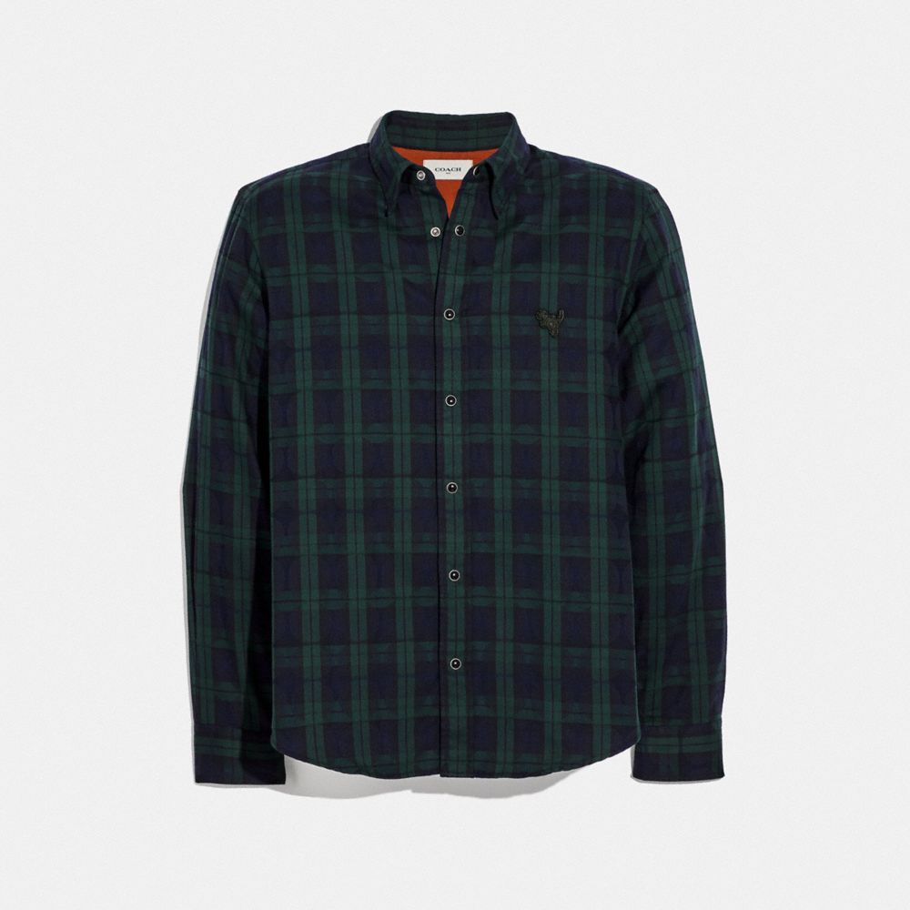 Plaid Rexy Patch Shirt