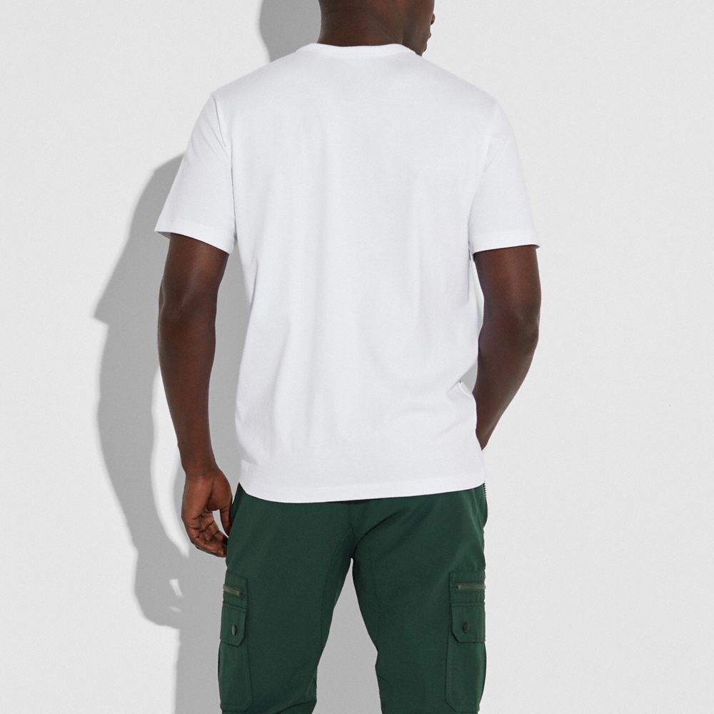COACH®,Signature Big Apple Camp T Shirt,,Scale View