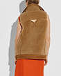 COACH®,SHEARLING VEST,Shearling,Camel,Scale View