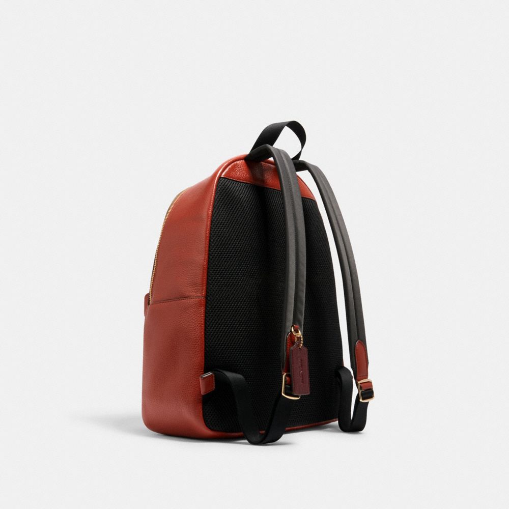COACH® Outlet | Charlie Backpack With Varsity Stripe