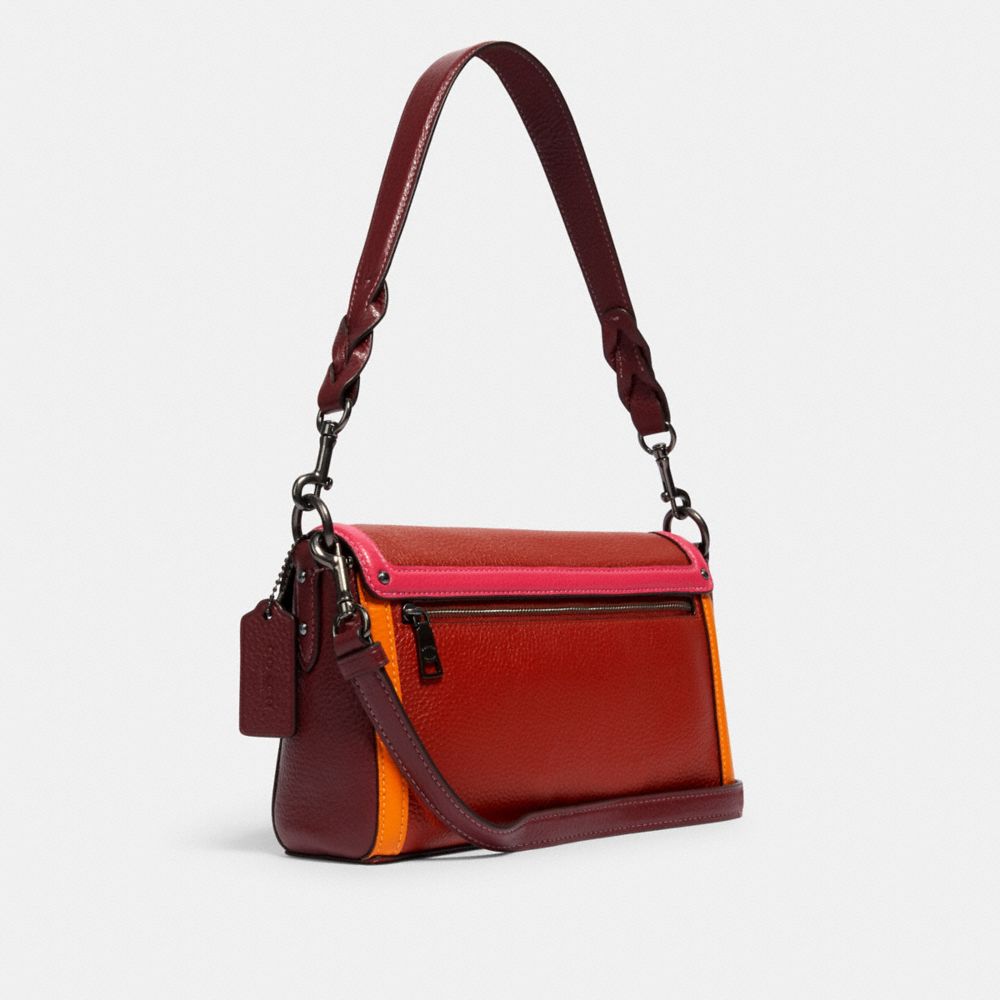 Coach Pink & Orange Color Block Jade Leather Crossbody Bag, Best Price and  Reviews