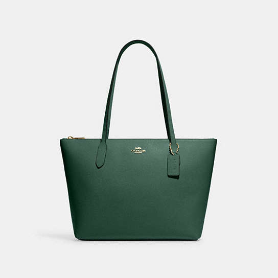 Coach Outlet Zip Top Tote - Green