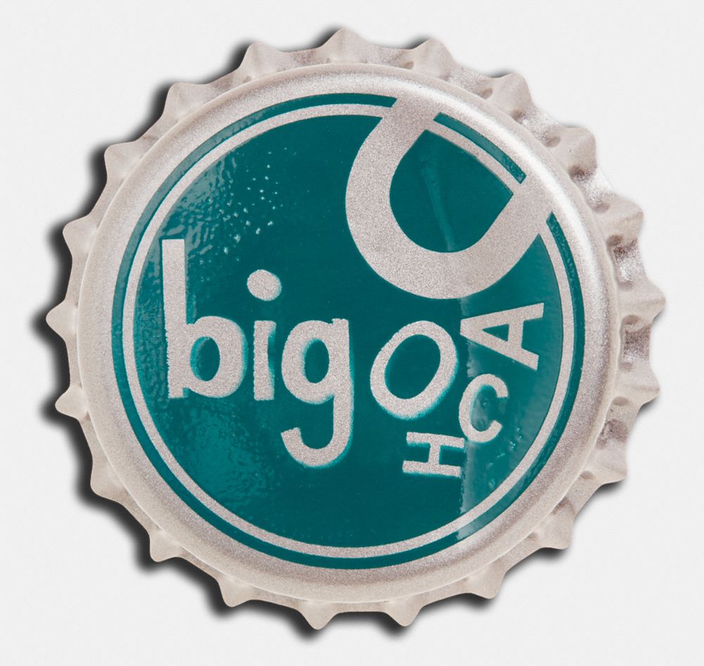 COACH®,Bottle Cap Big C Souvenir Pin,,Front View