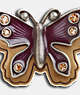 COACH®,Épingle souvenir papillon,Métal,Multi,Front View