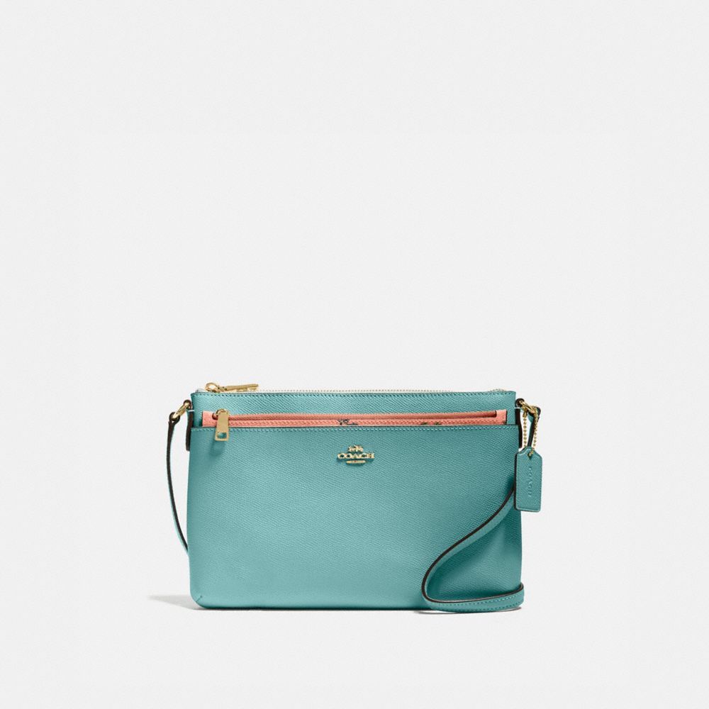 Teal best sale coach crossbody