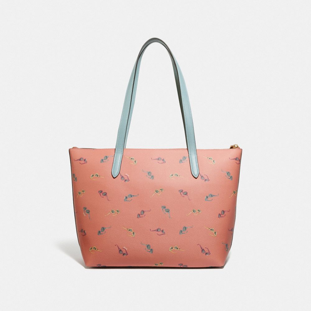 Taylor Tote With Sunglasses Print COACH