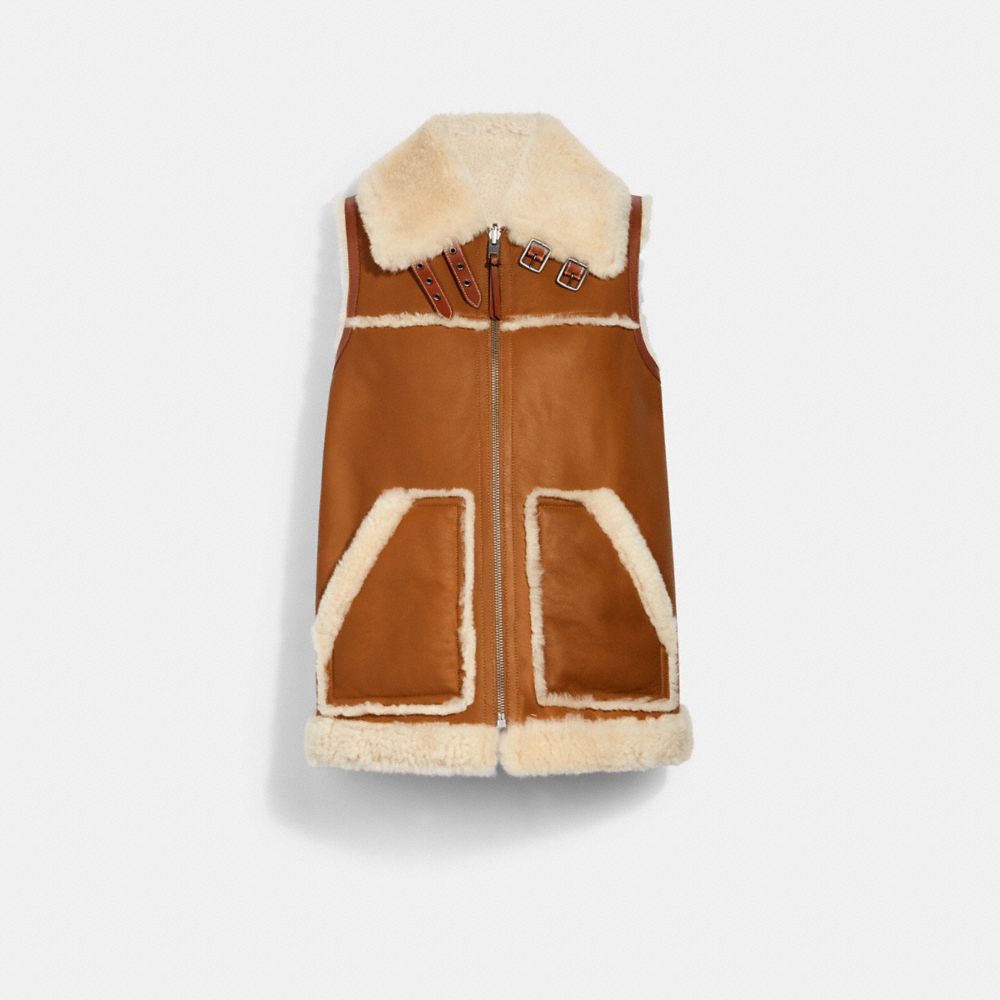 Coach 2025 shearling vest