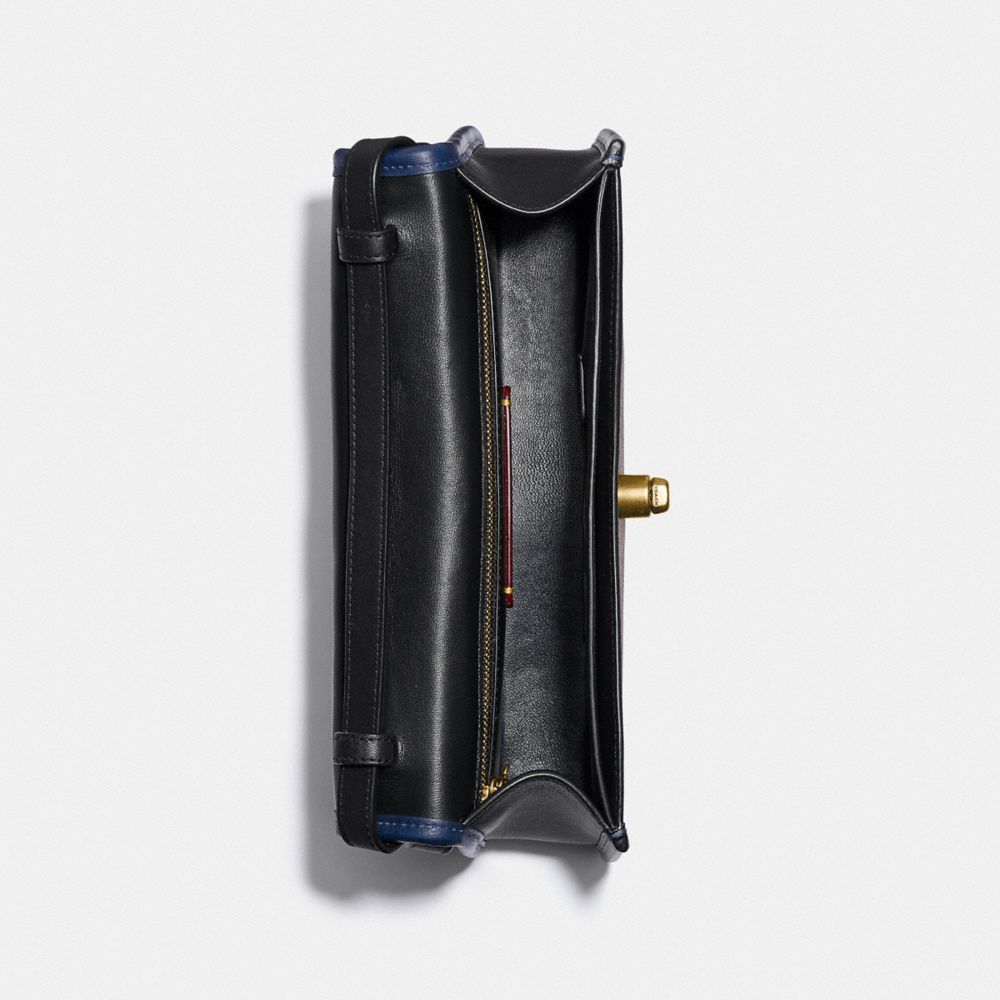 Coach X Champion Turnlock Clutch En Toile Signature