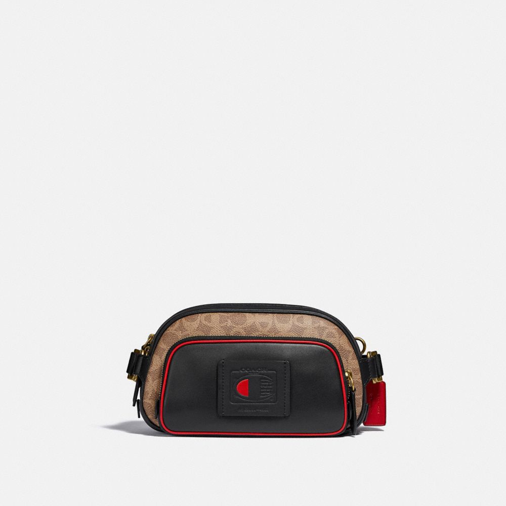 Sac banane Coach X Champion en toile signature COACH