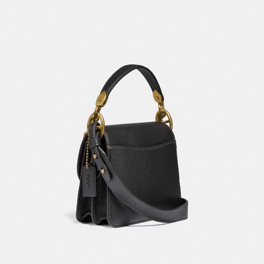 COACH®,Beat Shoulder Bag 18 With Horse And Carriage Print,,Angle View