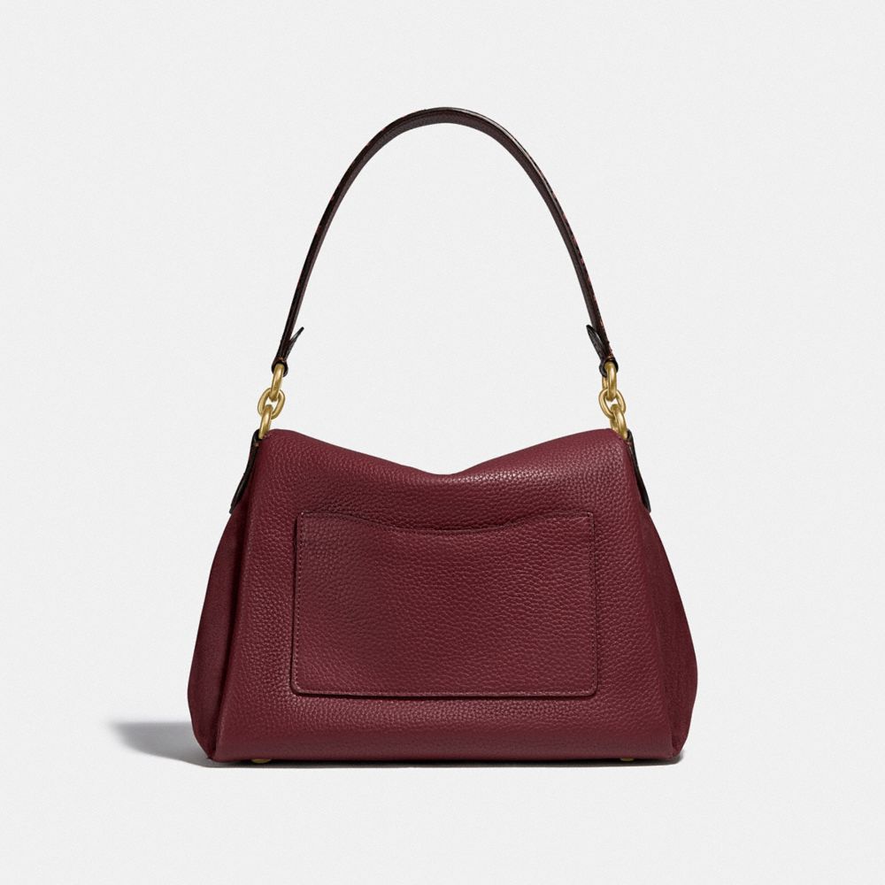 May Shoulder Bag With Snakeskin Detail