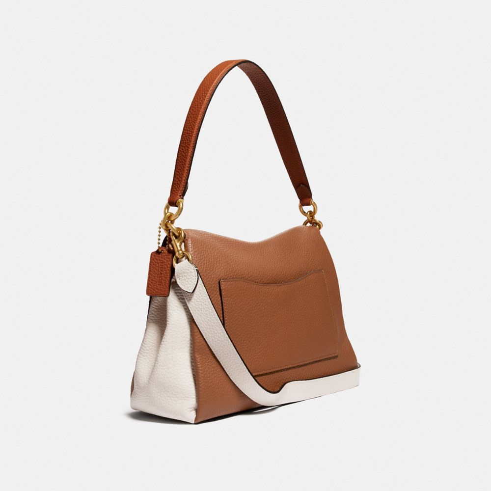 COACH®,May Shoulder Bag In Colorblock,,Angle View