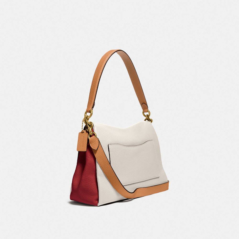 COACH®,May Shoulder Bag In Colorblock,,Angle View