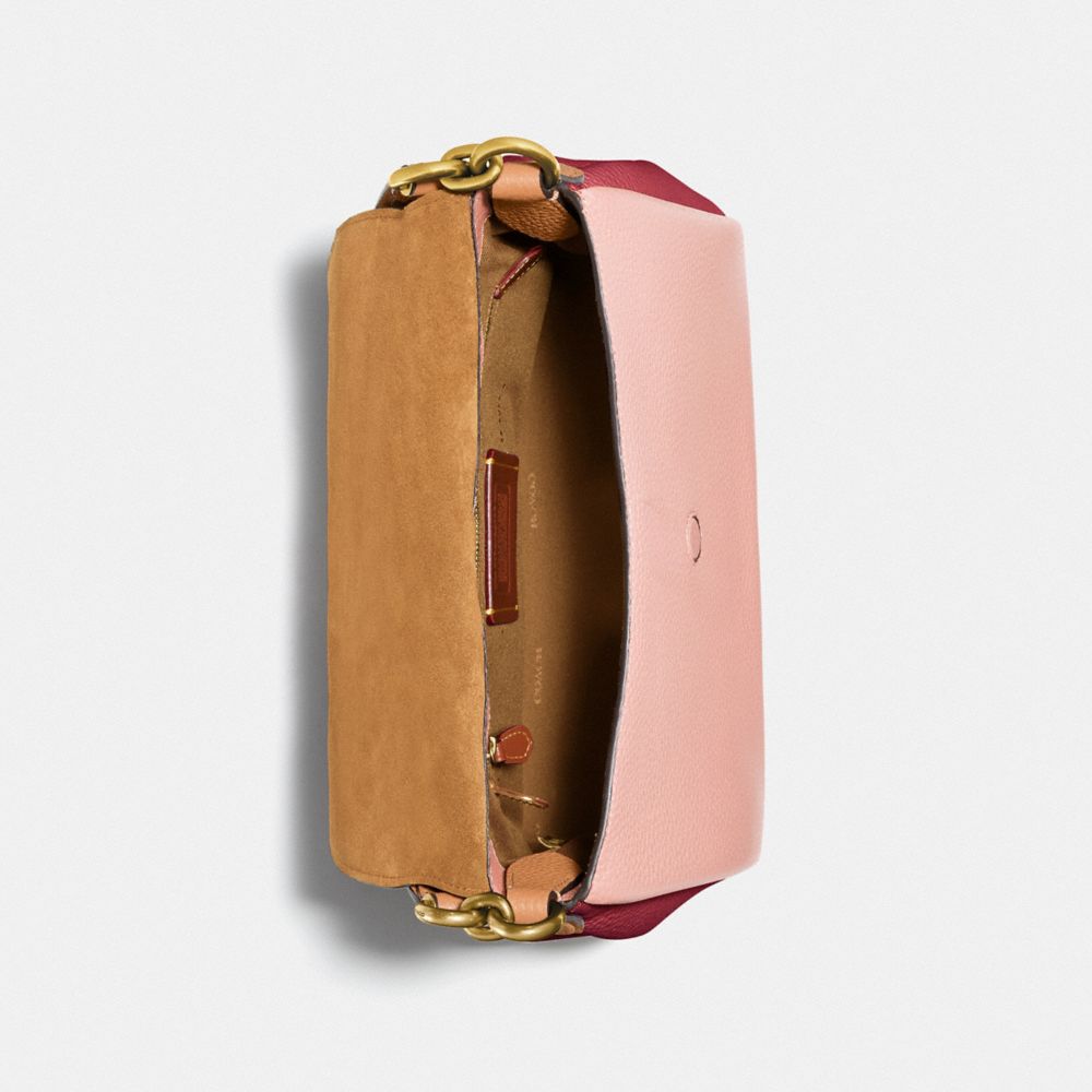 COACH®,May Shoulder Bag In Colorblock,,Inside View,Top View