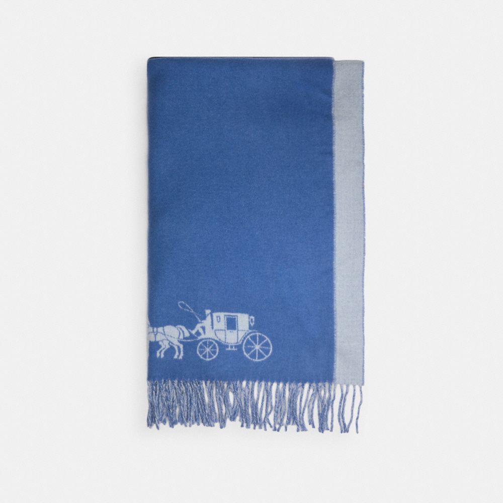 ★フワッと量感★Horse And Carriage Double Face Muffler ☆フワッと量感☆Horse And Carriage Double Face Muffler