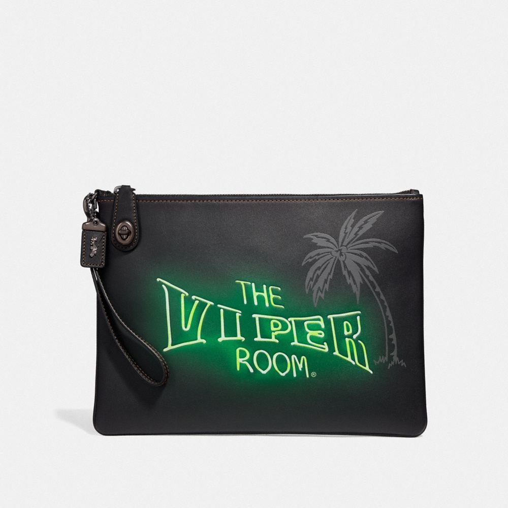 COACH®: Viper Room Turnlock Pouch