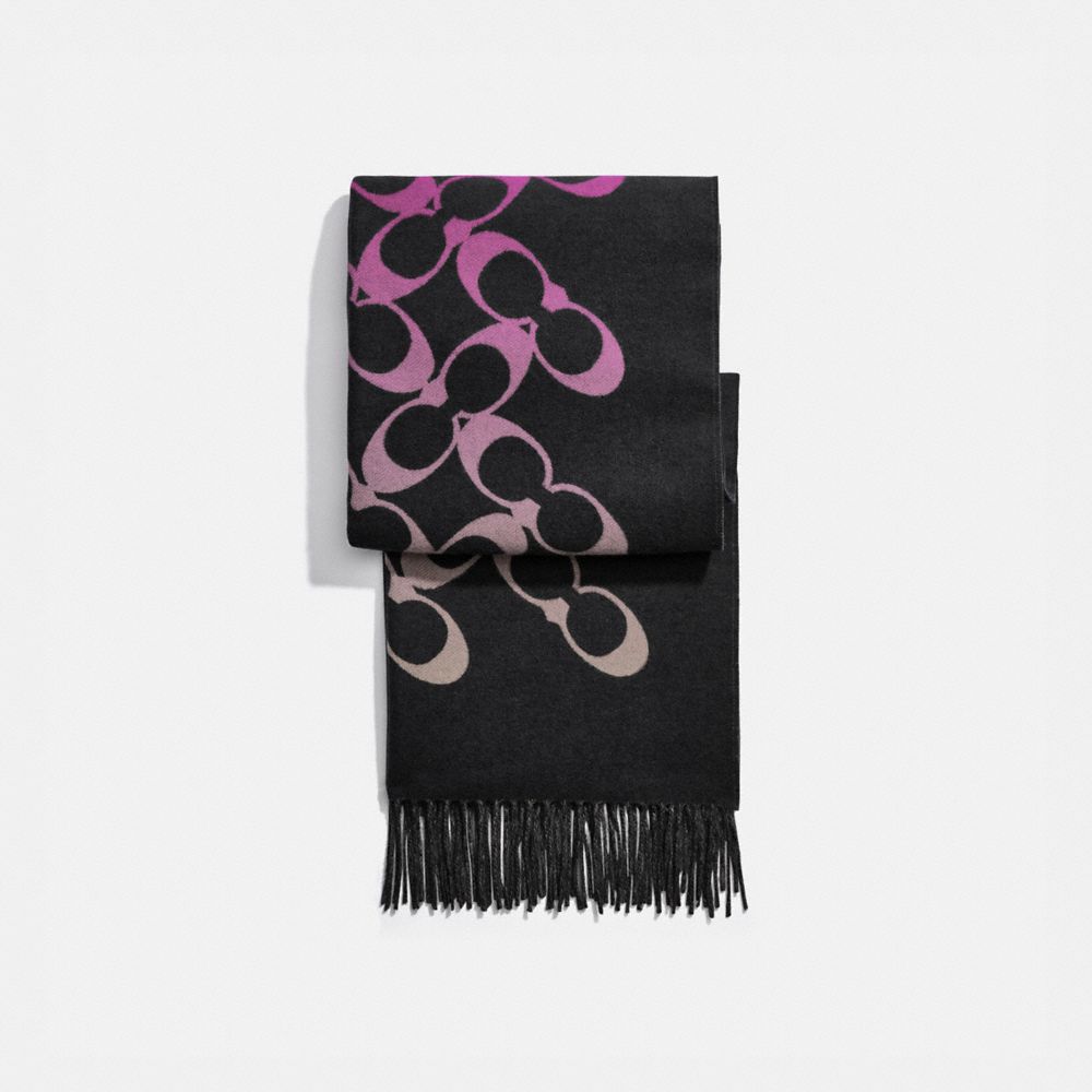 COACH®,Signature Oversized Muffler,,Front View