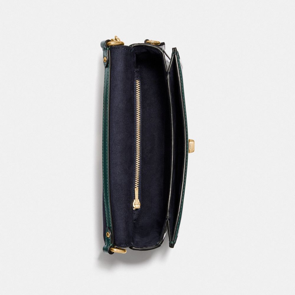 COACH®,Hutton Shoulder Bag,,Inside View,Top View