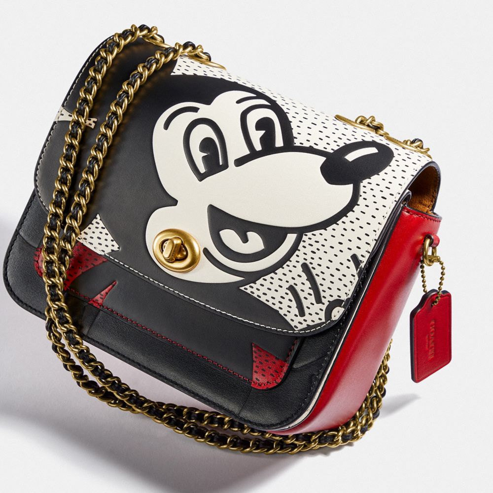 COACH® | Disney Mickey Mouse X Keith Haring Madison Shoulder Bag 19