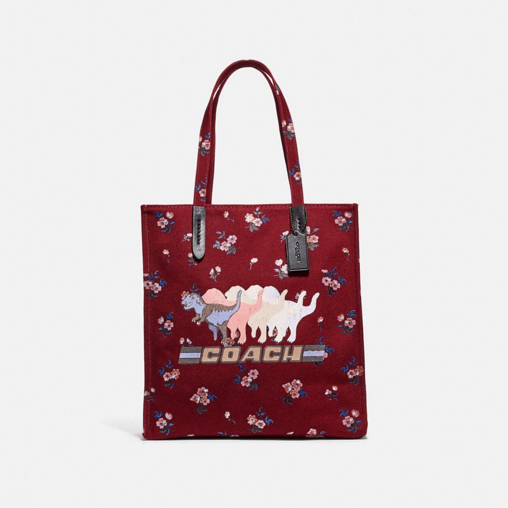 Coach dinosaur tote bag sale