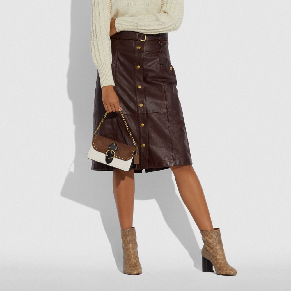 Beat Crossbody Clutch With Rivets