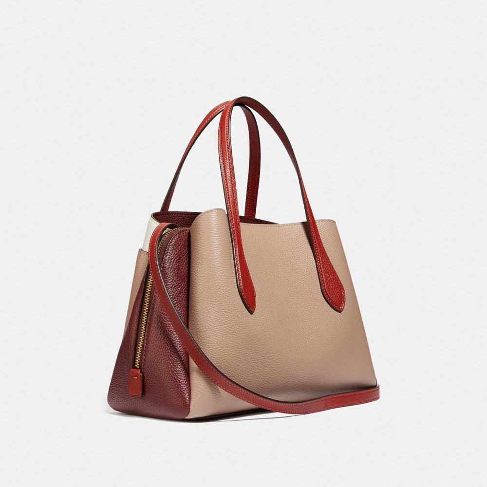 Lora carryall in colorblock signature online canvas