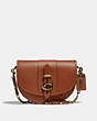 COACH®,SADDLE 20,Leather,Small,Brass/1941 Saddle,Front View