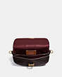 COACH®,SADDLE 20,Leather,Small,Brass/Oxblood,Inside View,Top View