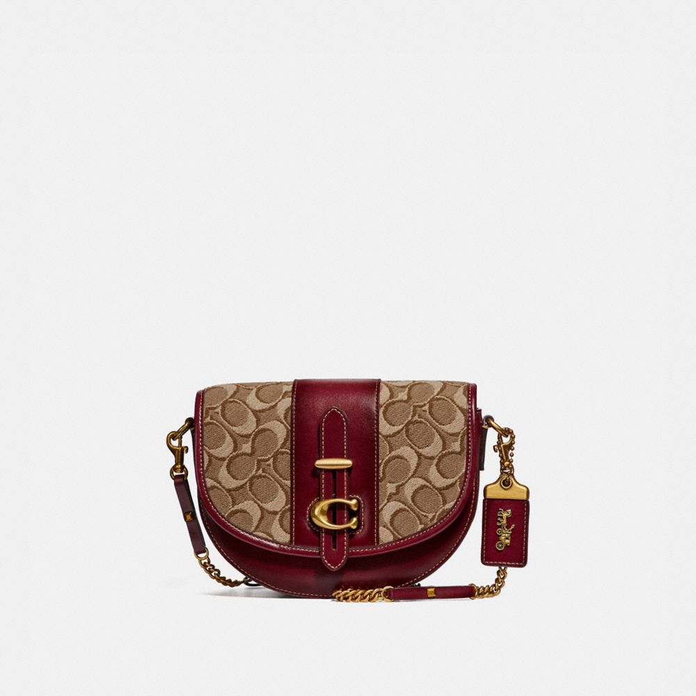 COACH Saddle 20 In Signature Jacquard COACH