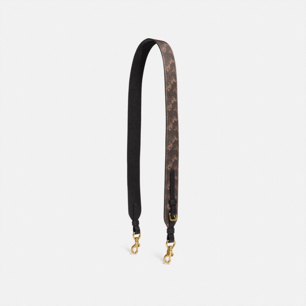 COACH Strap With Horse And Carriage Print